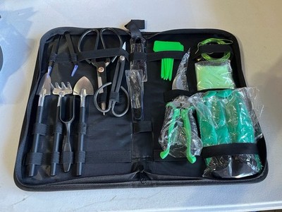 Bonsai Tools Set, 21 Pcs Bonsai Tool Kit for Beginners, Bonsai Pruning Kit,