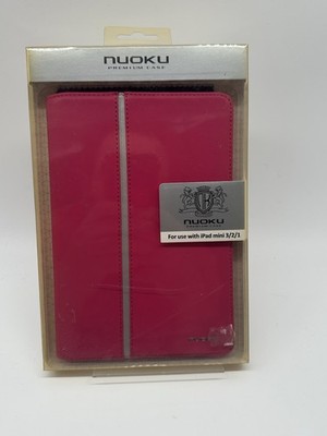 Nuoku Premium Case Leder Pink iPad Mini 1,2,3 Neu 