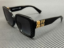 MIU MIU MU 10YS 1AB5D1 Black Grey Gradient Women's 56 mm Sunglasses