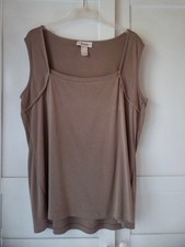 LINEA TESINI - ÄRMELLOSES SHIRT - KHAKI - GR...