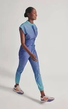 Figs Rafaela Blue Ombre FreeX Scrub Jumpsuit One Piece Womens XL Rare Sold Out!