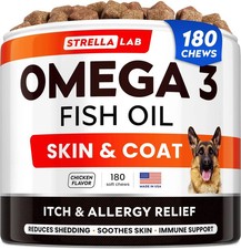 Omega-3 para Perros   Alivio de Alergias y Piel Sana 180 uds. 