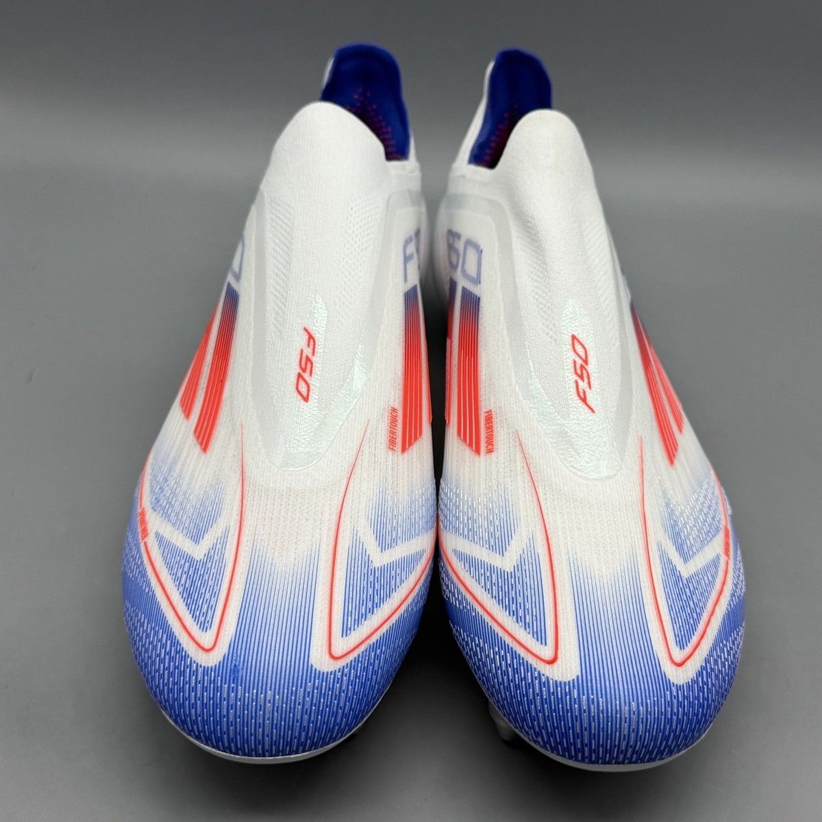 Adidas F50 Elite LL SG Men's 9 IF1319 White Blue Soccer Metal