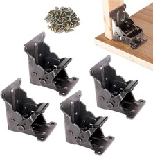 4 Pack Locking Hinge Folding Table Brackets Heavy Duty Folding Brackets