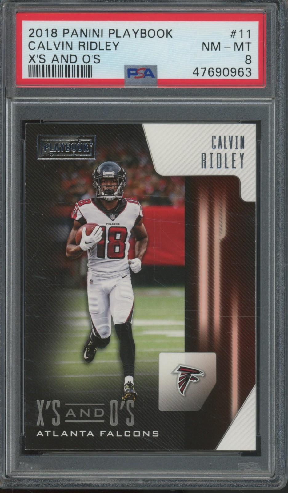 Calvin Ridley Panini Playbook X's and O's #11 Base