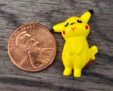 1990's TOMY PVC  POKEMON PIKACHU TEENY TINY MINI MINIATURE 1" FIGURE FROM JAPAN