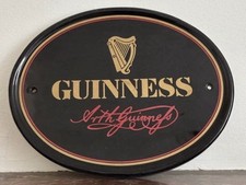 Plaque céramique Guinness bière enseigne publicitaire pub publicité beer vintage