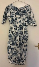 ASOS Dress Blue White Floral Size 8 Petite New