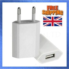2 Pin European USB Power Adapter EU Plug Wall Charger Travel Adapter Shaver Plug