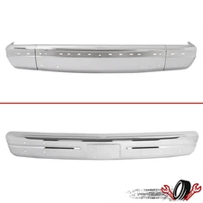 For Ford F150/F250/F350/Bronco 87-91 Front Bumper Face Bar With/ Without Holes