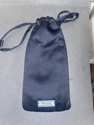 Prada Eyeglasses  Sunglasses Satin Drawstring Pouch Soft case Eyewear New Style Prada Saffiano Soft Leather Case for Eyeglasses Sunglasses w  main image 3