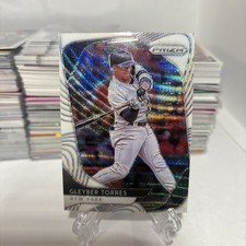 2020 Panini Prizm - Gleyber Torres #100 White Wave Prizm