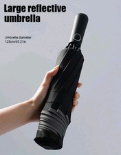 24 Ribs High-Quality Automatic Folding Umbrella, Windproof, Unisex,...