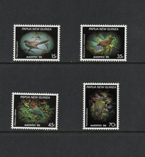 S7875 Papua Nouvelle Guinée 1986 Oiseaux 4V. MNH