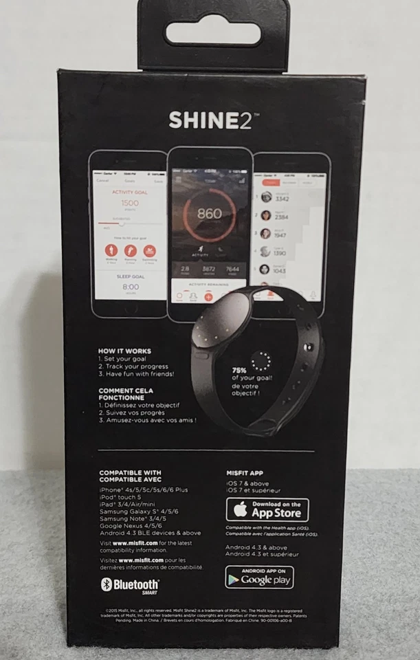 NUEVO Misfit Shine 2 Reloj Monitor Rastreador de Sueño y Ejercicio SH2 Oro Rosa Foto 4 de 4