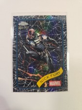 2025 Topps Chrome Marvel Nick Fury #193 Spider Web Refractor 266/399