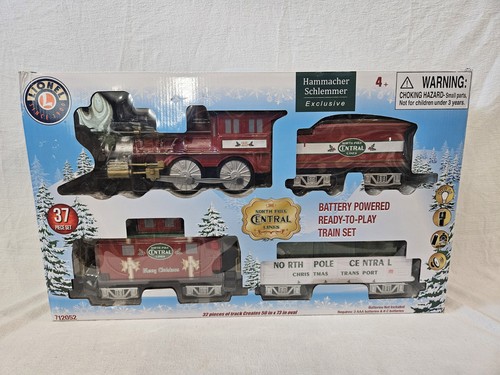 Juego de tren a batería Lionel North Pole Central Lines 2020 37 piezas 712052 nuevo en caja | Zustand: New