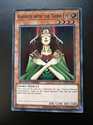Göttin mit dem Dritten Auge STP5-DE006 Super Rare Near Mint Yugioh