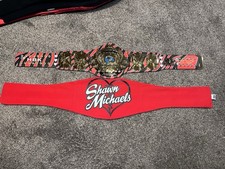 WWE WWF Shawn Michaels Autographed HBK Signature Series Belt Beckett RARE!!