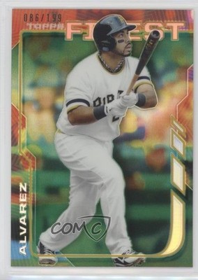2014 Topps Finest Green Refractor 86/199 Pedro Alvarez #72 2vk