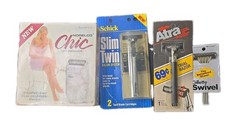 Lot Of Vintage Razors Norelco Chic Lady Speedrazor (Works), Schick, Gillette