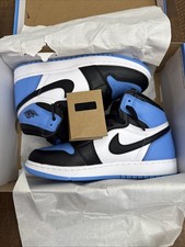 Nike Air Jordan 1 Retro High OG 'UNC Toe' 5Y/ 8W Sneakers