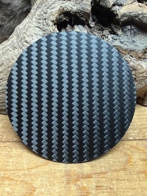1-   3'' Carbon Fiber Soundboard Black Twill pattern Satin Finish