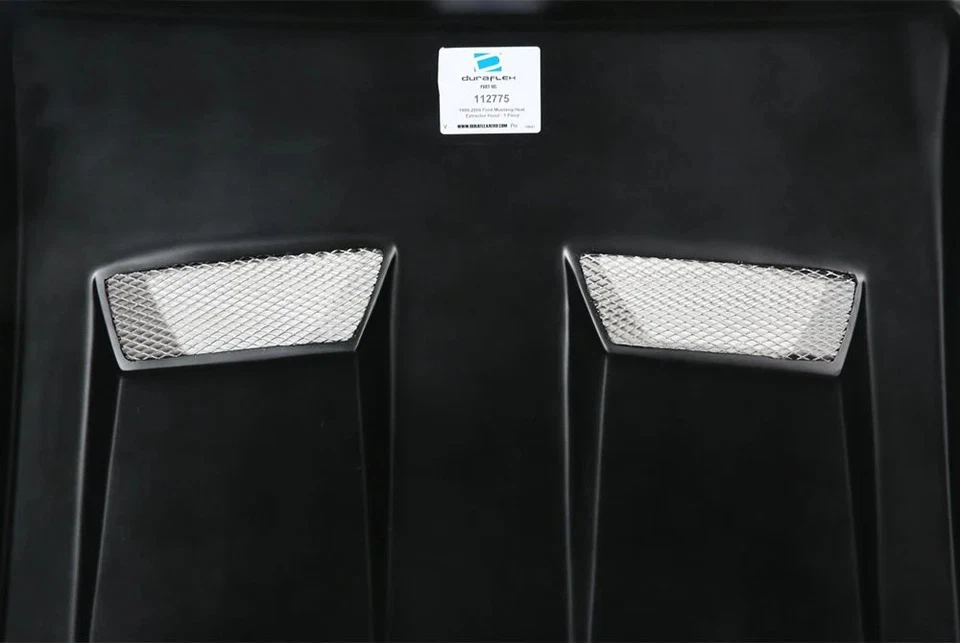 For Ford Mustang 1999-2004 Duraflex 112775 Cobra Style Fiberglass Hood Unpainted Foto 4 de 4