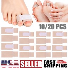 10/20x Fabric Hammer Toe Correctors Toe Splints Hammertoe Straightener Reusable