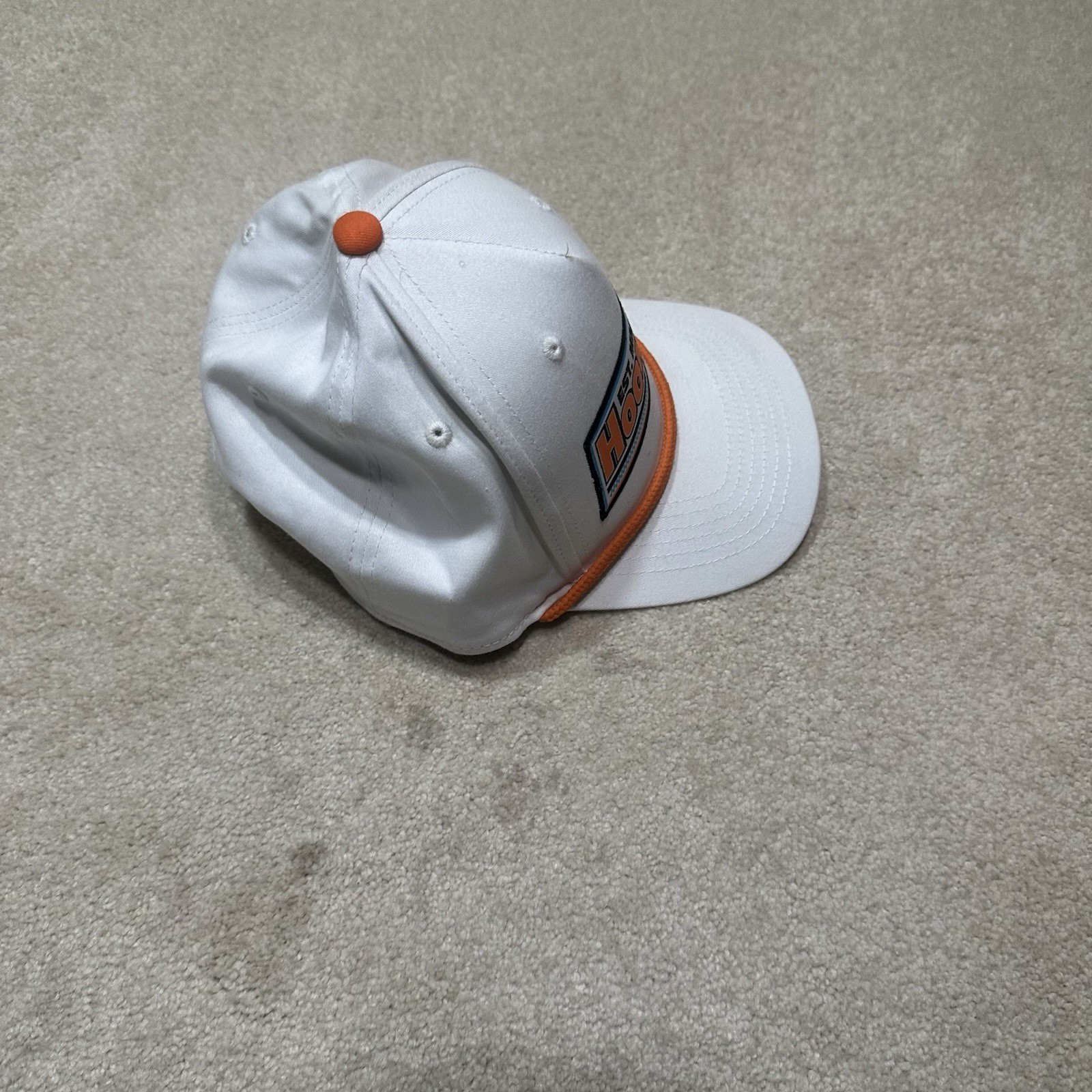 Hoonigan Snapback Big Patch Hat Cap White - image 5