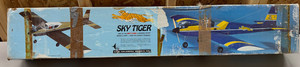 *PARTIALLY CONSTRUCTED* Carl Goldberg 63" Sky Tiger RC Airplane Kit