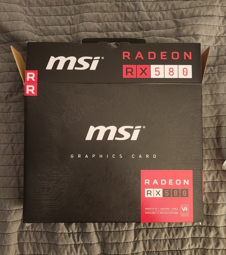 MSI AMD Radeon RX 580 8GB V1 GDDR5 Graphics Card New* with Box - Picture 3 of 18