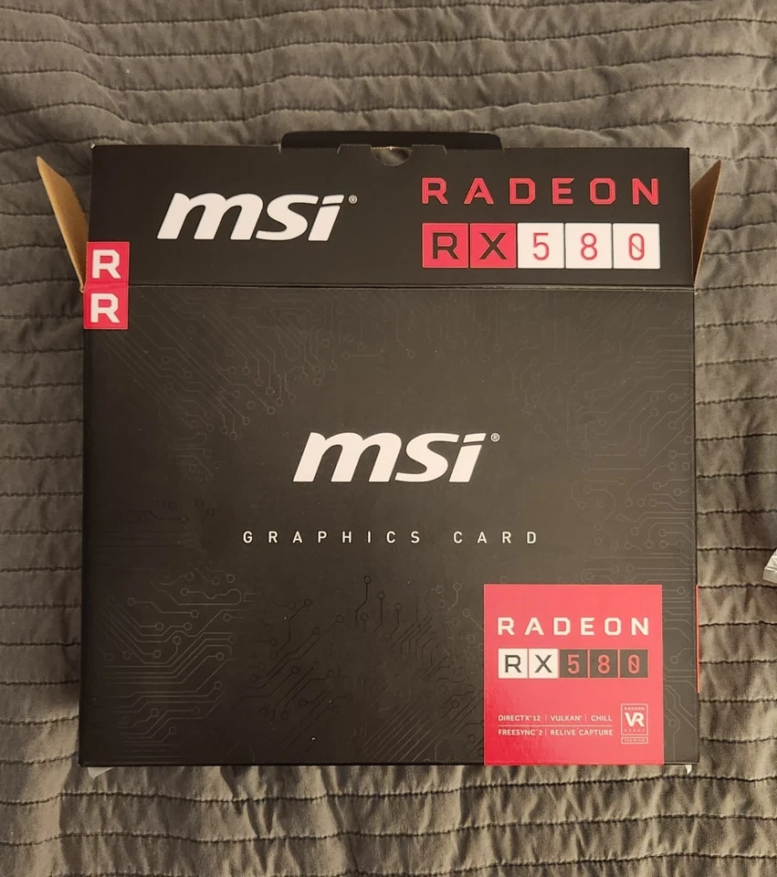 MSI AMD Radeon RX 580 8GB V1 GDDR5 Graphics Card New* with Box - Image 3 of 4