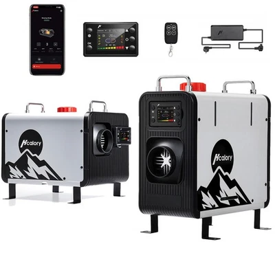 Hcalory 8KW 12V/24V&240V DieselHeizung Standheizung Adapter & APP Luftheizung
