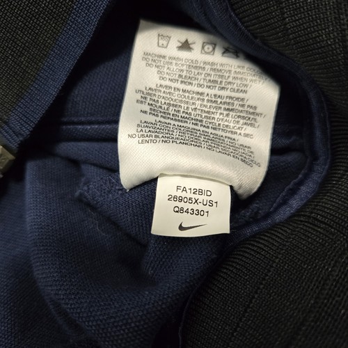EUC Herren LARGE Nike USA Hockey Trainingsjacke marineblau durchgehender Reißverschluss gesticktes Logo - Bild 12 von 16