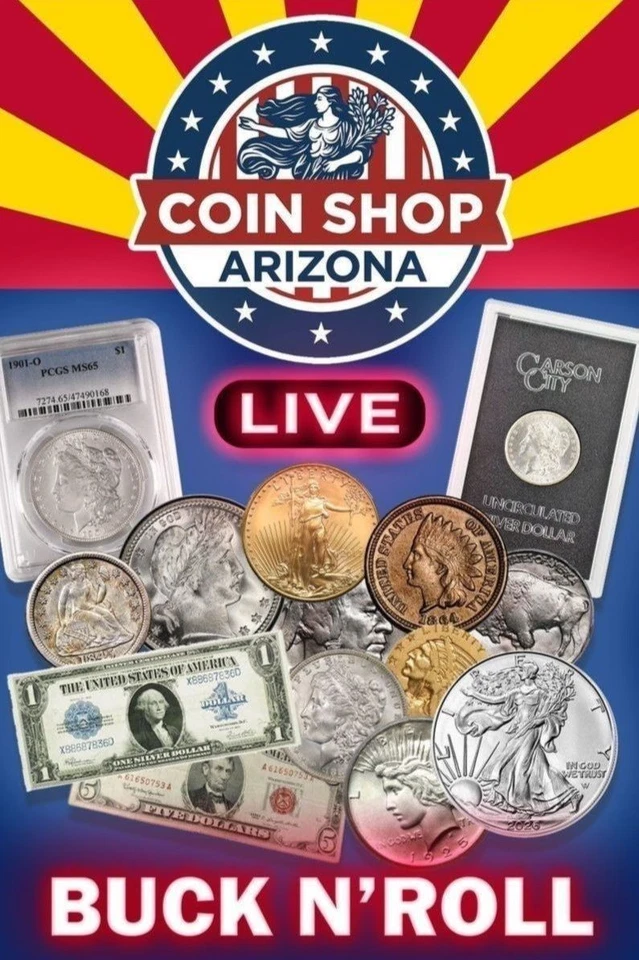 Rare Coins, Silver, & Gold Starting at $1!