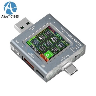 DC 0-50V 6.5A Digital Voltage   Power Meter Tester for Cell   Charger #to