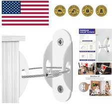 Earthquake-Resistant Furniture Anchors - Securely Stabilize Heavy Items 400 lbs