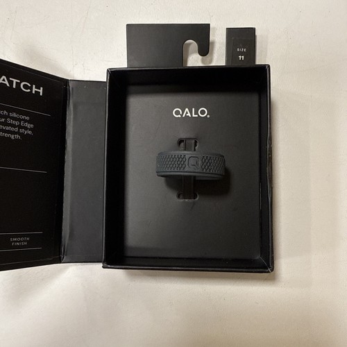 QALO Uomo Crosshatch Silicone Taglia 11-Grigio Scuro-Nuovo - Foto 4 di 7