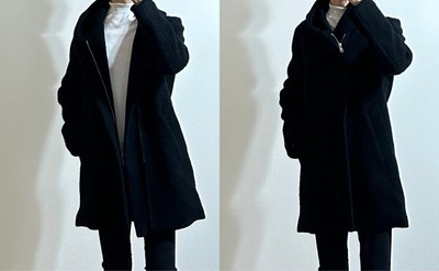 ジャケット・アウター AOAKA1piu1uguale3 DROP WRAP COAT 要注意アイテム / “ WRAP COAT ・INNER RIDERS 2nd ” | junhashimoto