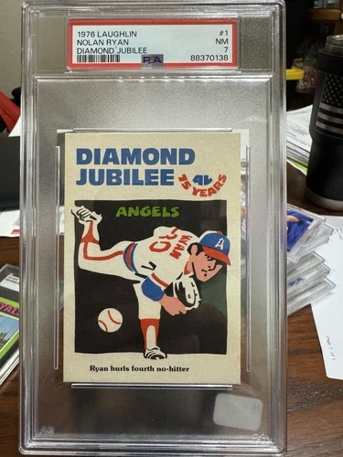 1976 Laughlin Nolan Ryan Diamond Jubilee Psa 7