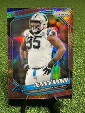 2025 Panini Prizm - Derrick Brown #76 Pigskin Prizm /180