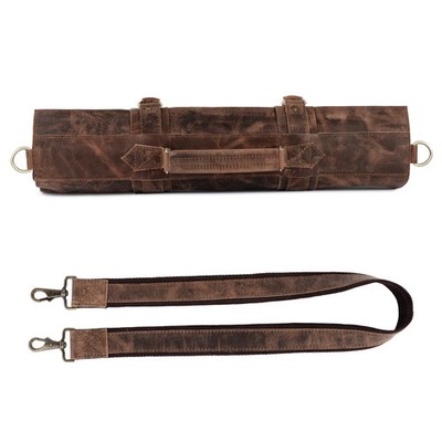 Handgefertigte 11 Taschen Leder Messerrolle, Werkzeughalter, Aufbewahrungstasche