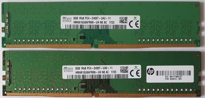 16GB Kit DDR4 RAM Arbeitsspeicher SK Hynix HMA81GU6AFR8N-UH 1Rx8 PC4 2400T