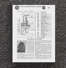 Service Parts Manual Fits WALKER TURNER Band Saw 3210 & 3220