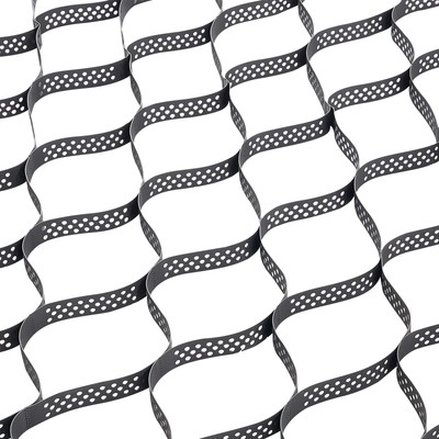 Ground Grid 2-Inch Depth Geocell Grid 32.81x9.84 FT / 10000x3000 mm for Gravel