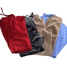 Lot of 4 Assorted Mixed Women Casual Pants Different Style Brands and Design M/L