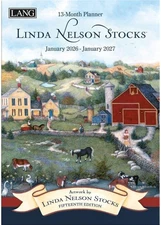 Lang Companies, Linda Nelson Stocks 2026 Monthly Planner, 8.5'' X 12'', 2026 