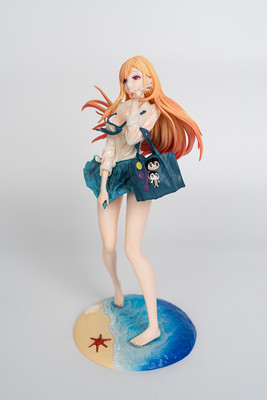 Personaggio anime My Dress-Up Darling Kitagawa Marin Figura Costume da bagno uniforme Posa in piedi Modello da collezione Ornamento Statua Camera Decorazione del desktop PVC ( Color : Kitagawa Marin 4
