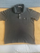 Penguin Munsingwear Vintage Black Short Sleeve Men's Polo Shirt In Size M